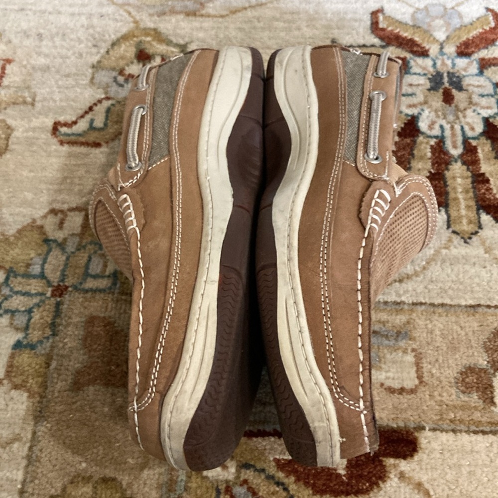⬇️PRICE DROP ⬇️G H Bass Pride boat shoes in tan leather upper - Picture 3 of 12